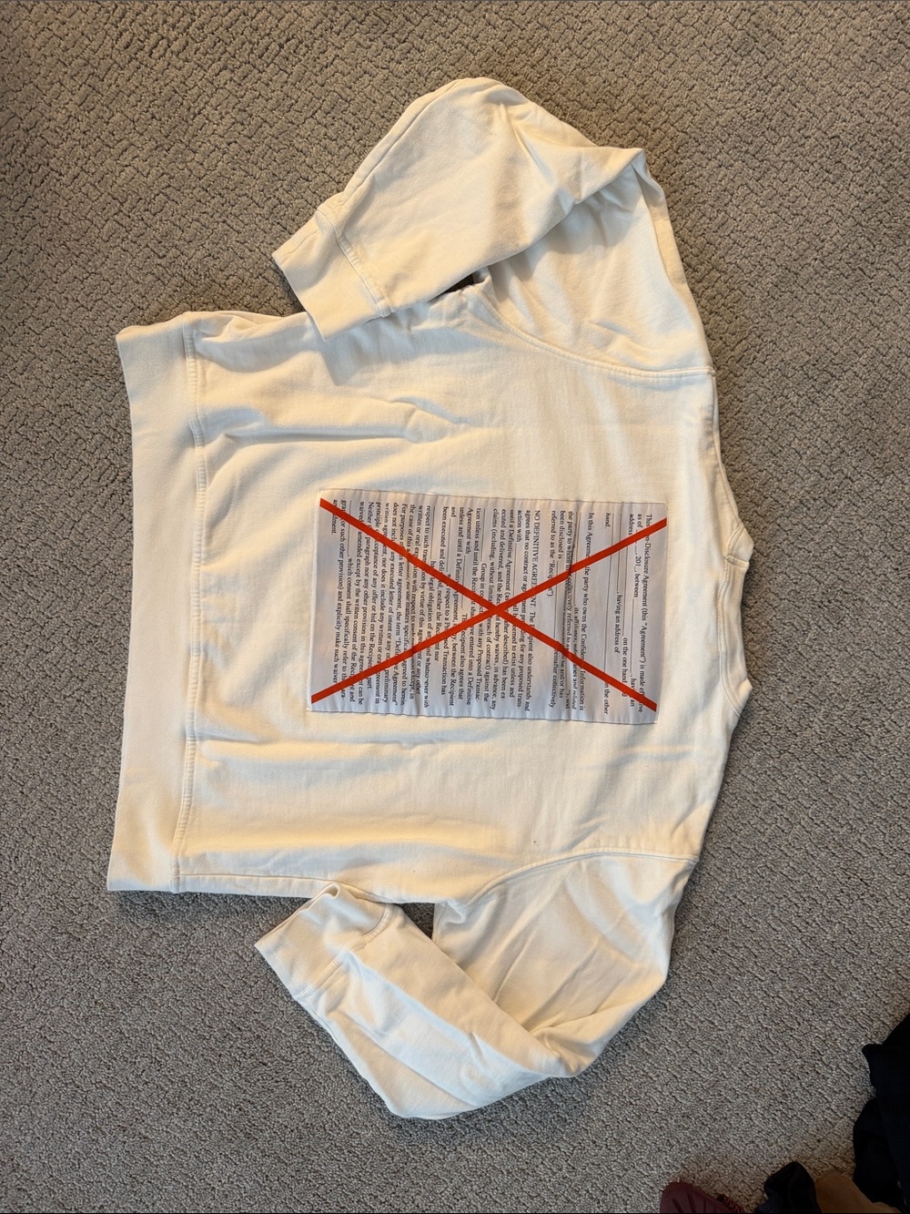 Alexander Wang x adidas NDA Sweatshirt Size Small